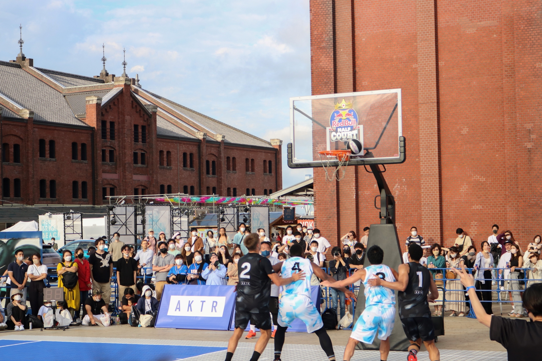 FILA Red Bull HALF COURT バスケユニフォーム 2枚