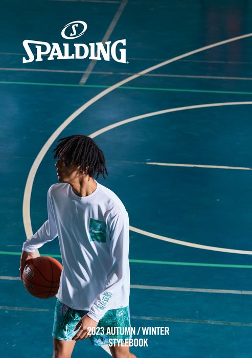 希少　SPALDING スポルティング　バスケットボールウェア　セットアップ SPALDING 2023 AUTUMN/WINTER コレクションより ボール、バッグ