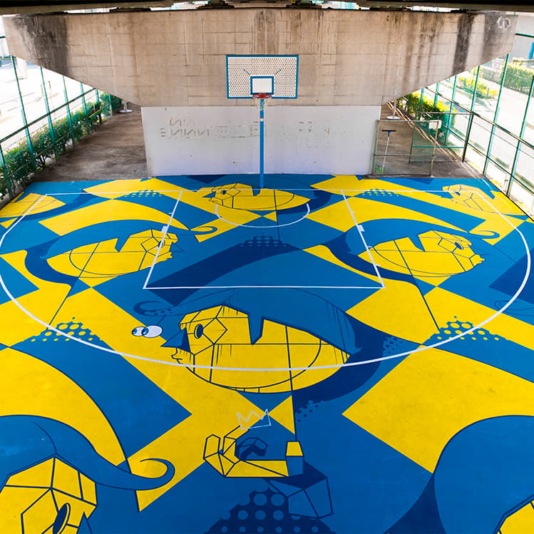 go parkey_ゴーパーキー_アートコート_spalding_スポルディング